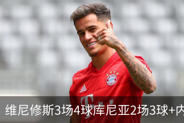 维尼修斯3场4球库尼亚2场3球+内马尔回归 五星巴西渐入佳境